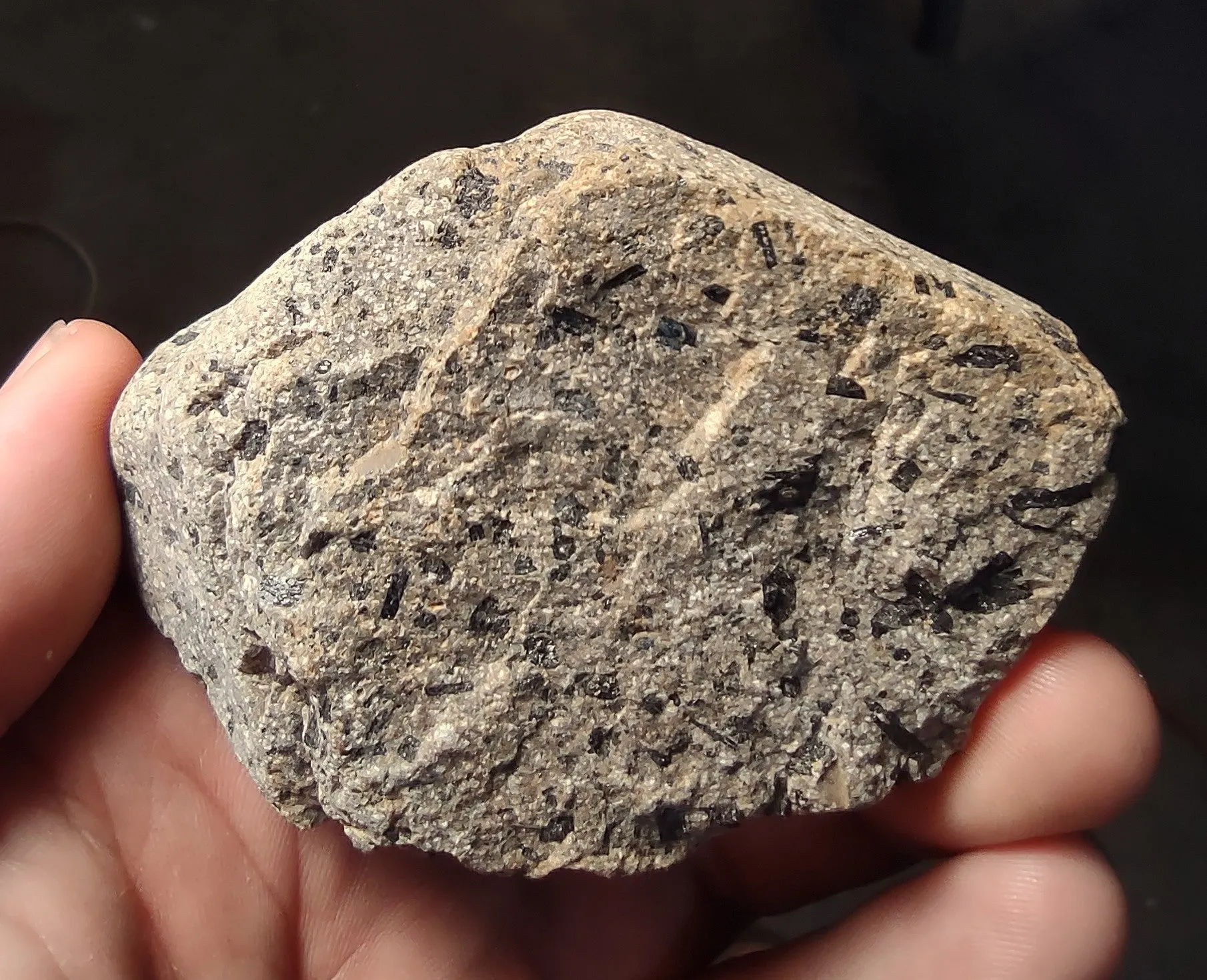 207.3 G BLACK TOURMALINE BRECCIA