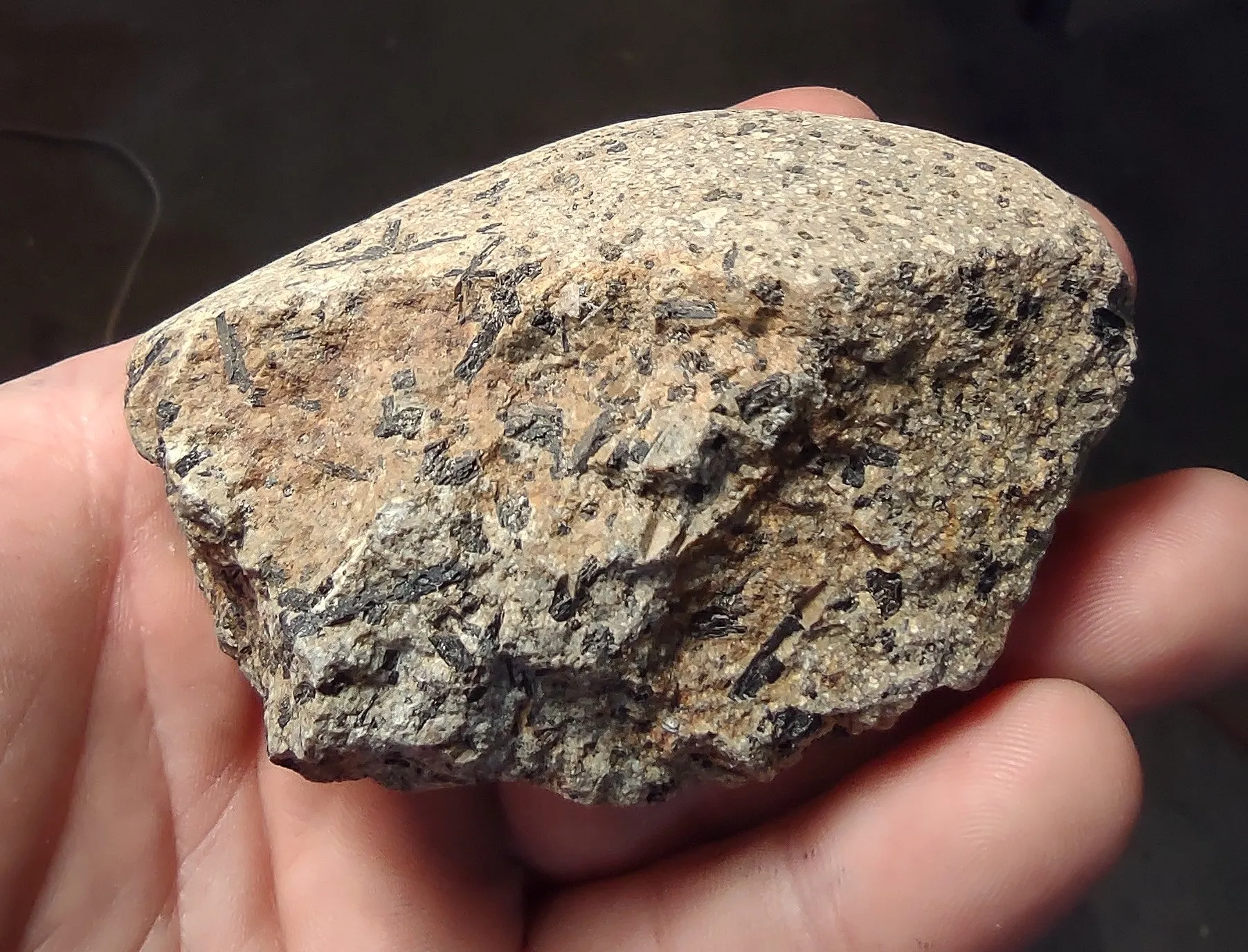 207.3 G BLACK TOURMALINE BRECCIA