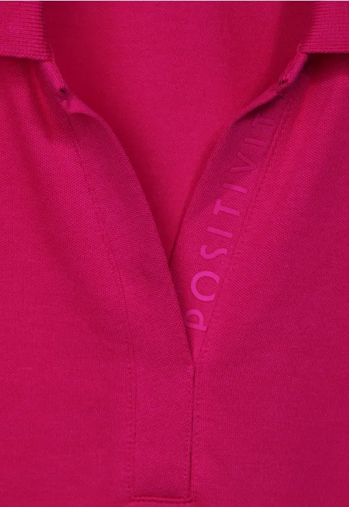 321113- Piqué Polo Shirt- Pink Sorbet- Cecil