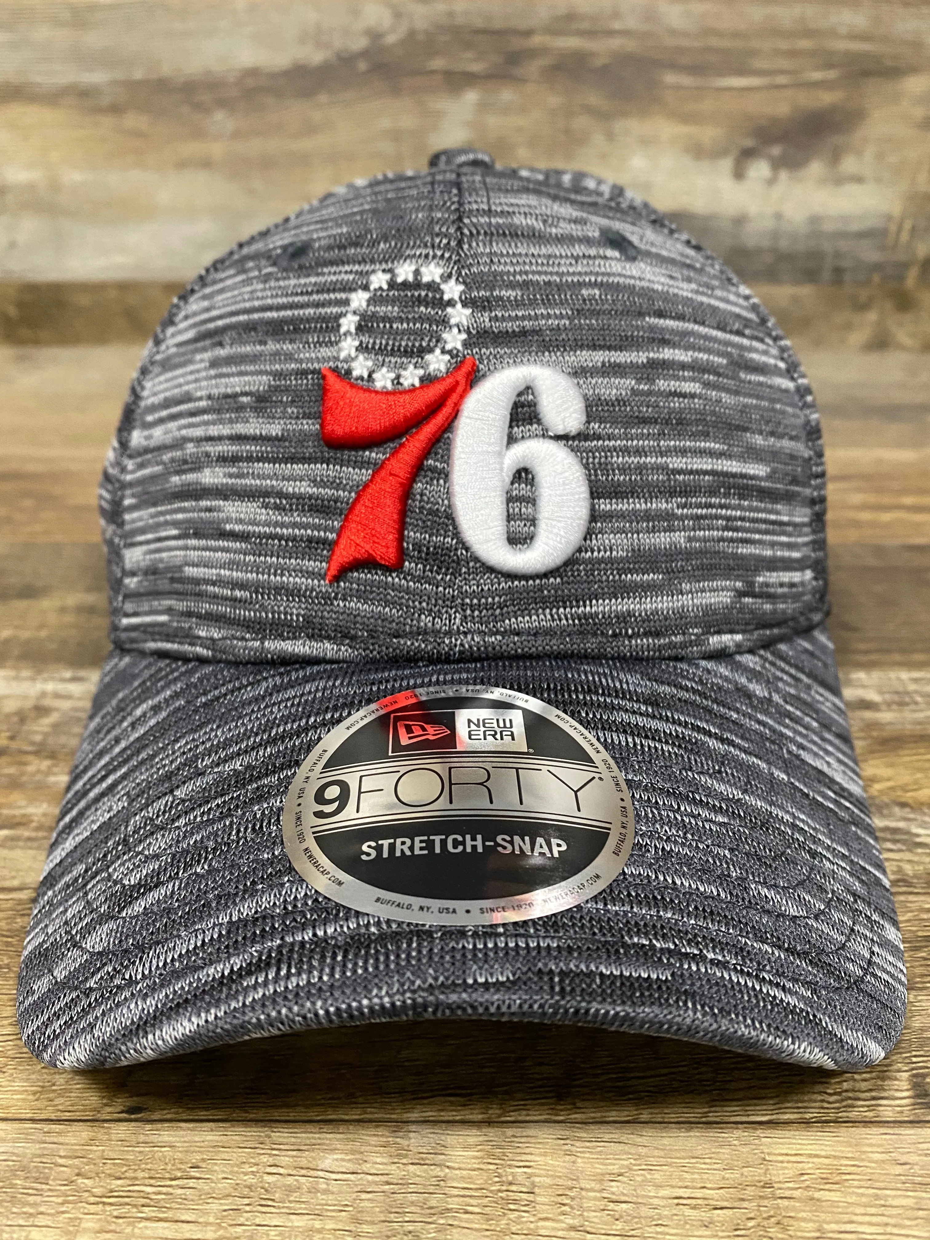 76ers Trucker hat | Philadelphia sixers  Flyknit Look Space Dye Gray Trucker Dad Hat