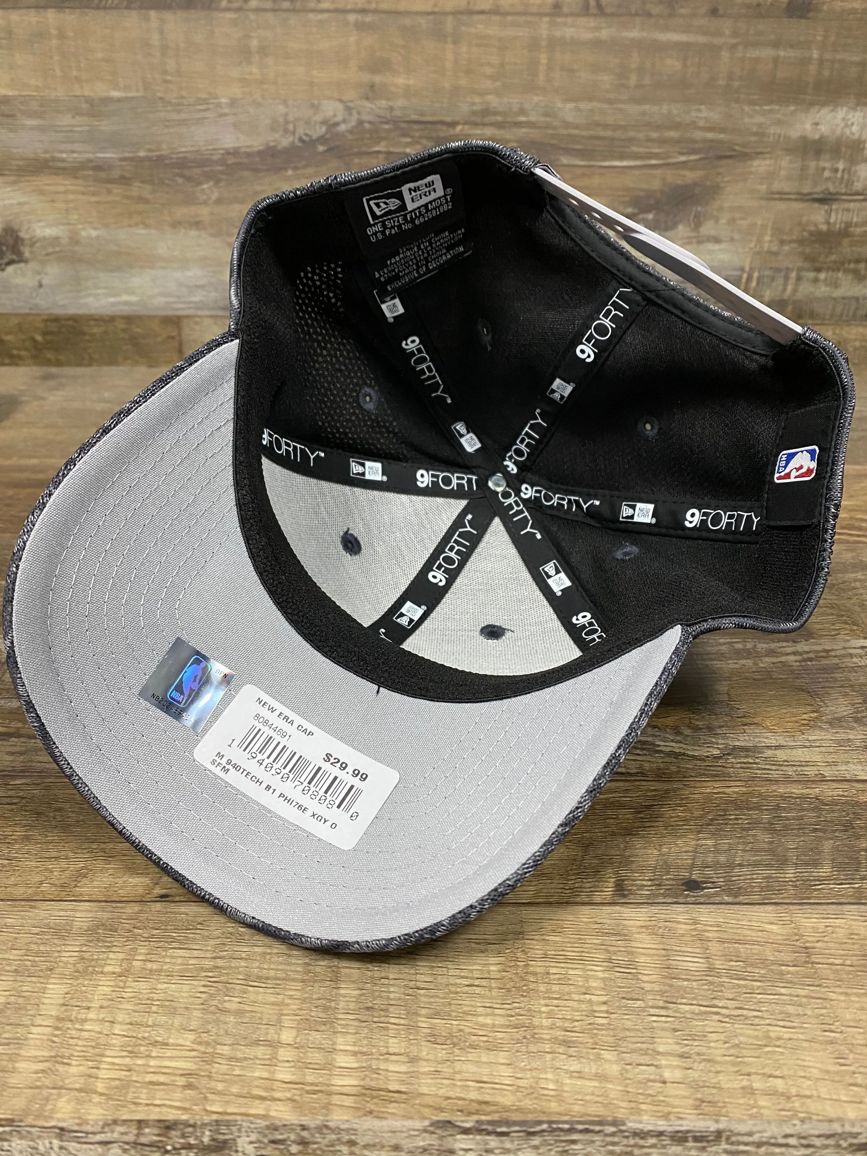 76ers Trucker hat | Philadelphia sixers  Flyknit Look Space Dye Gray Trucker Dad Hat