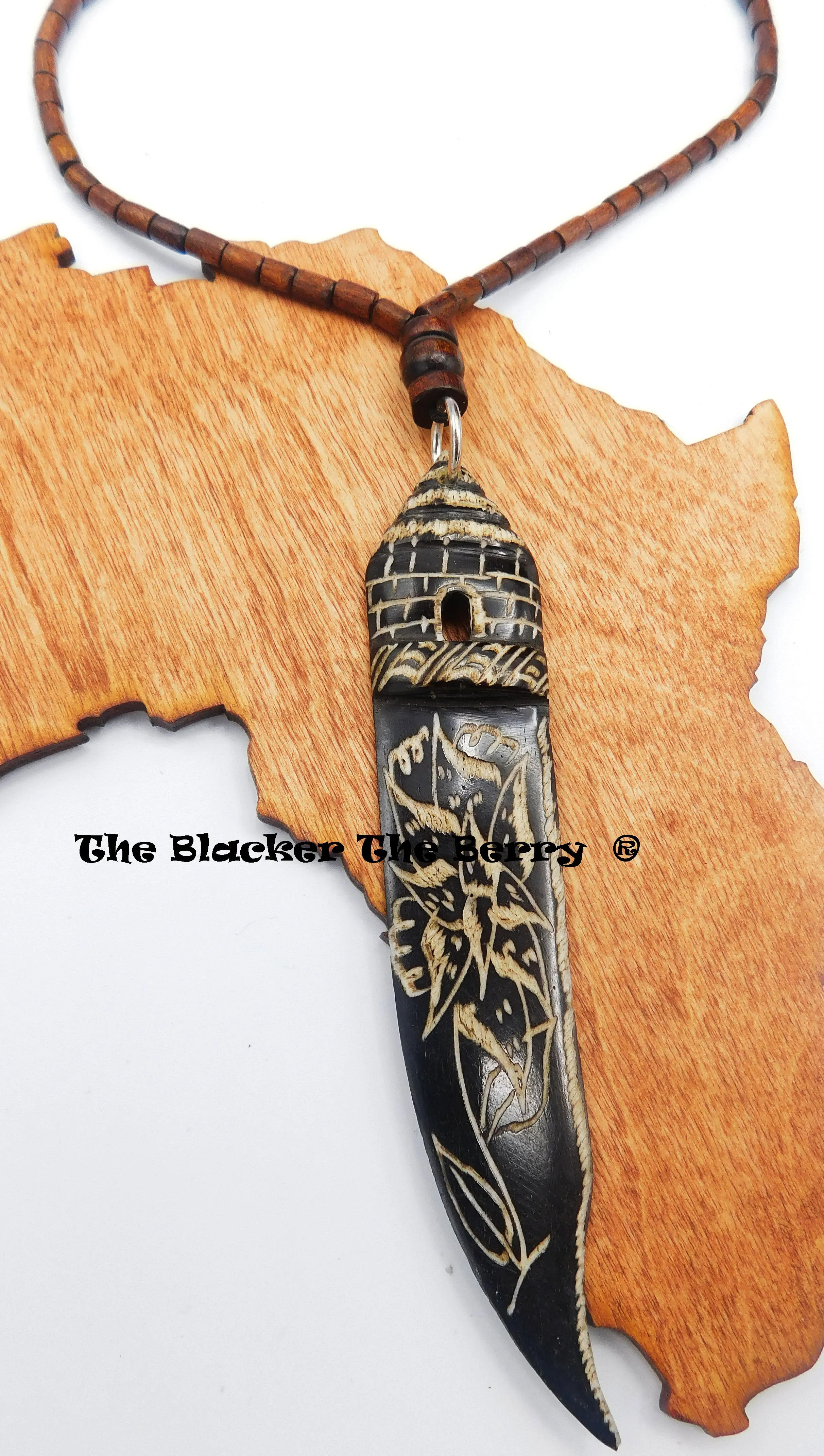 African Hut Carved Ethnic Rear Car Mirror Charm Gift Ideas Unique Accessories Kwanzaa