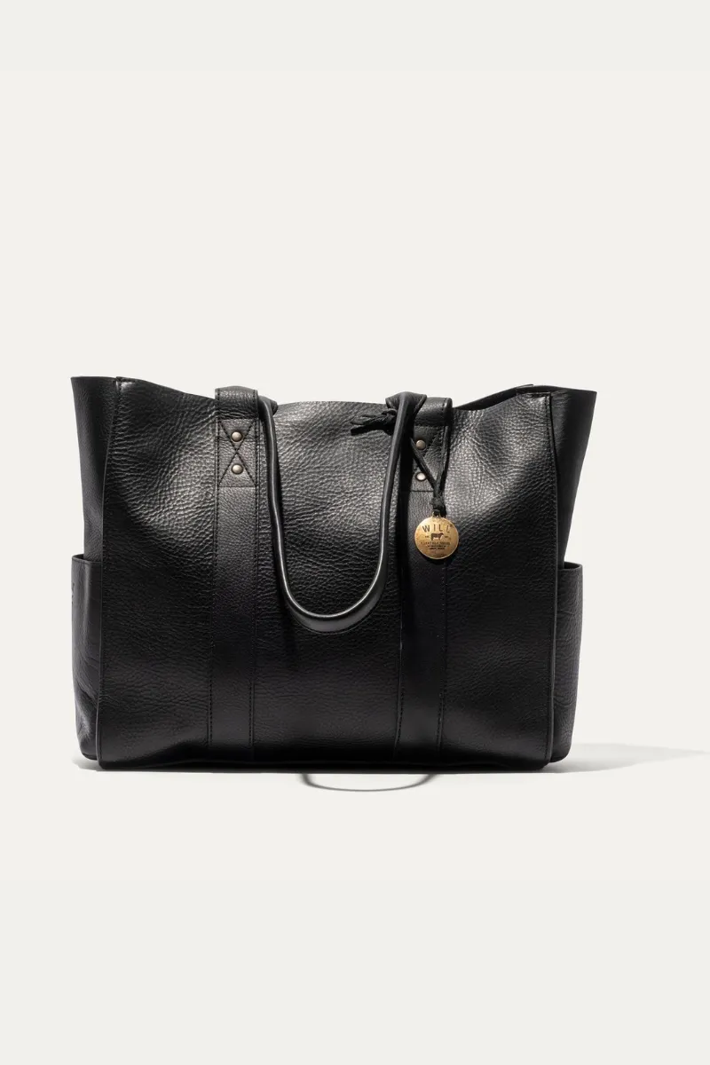 All Leather Utility Tote