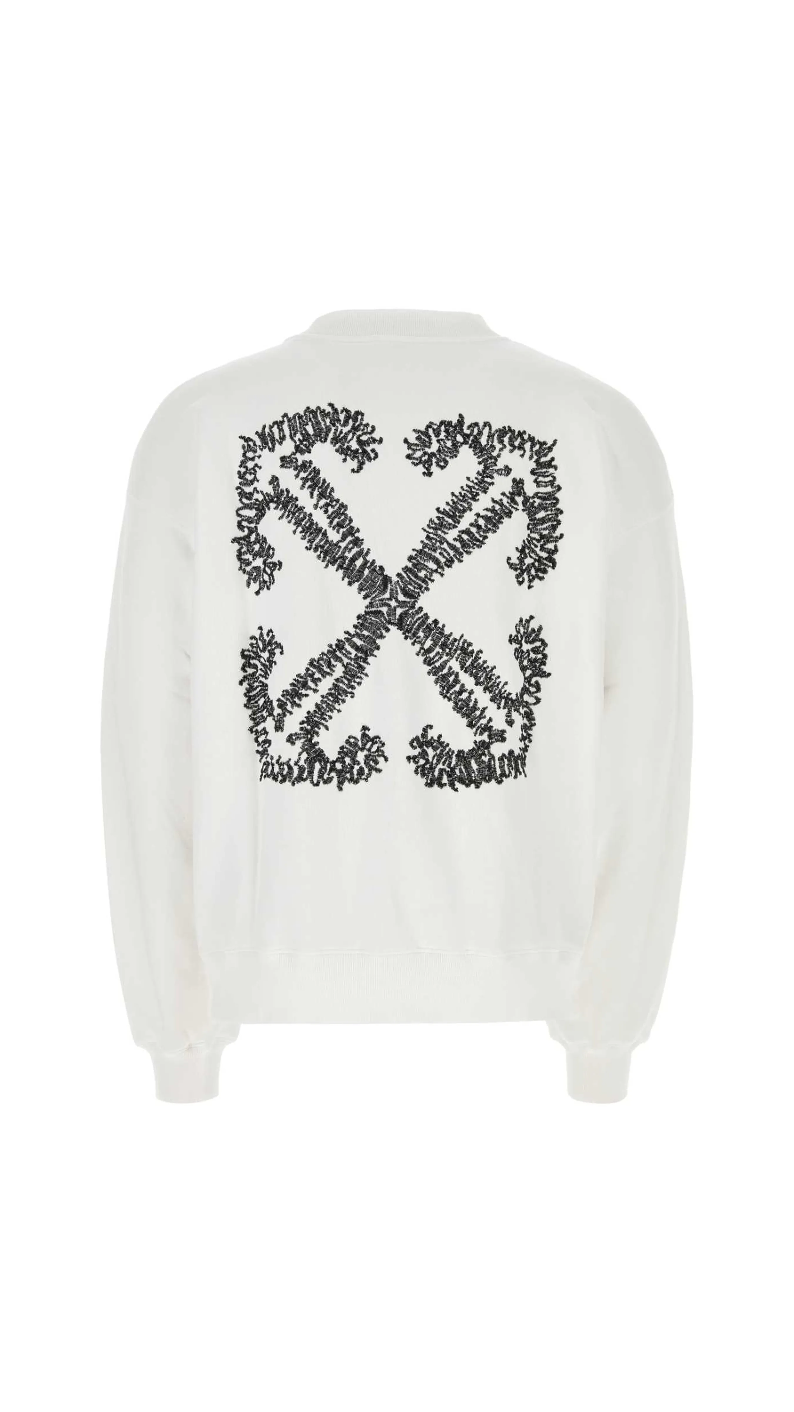 Anchor Arrow Slim Fit Crewneck - White/Black