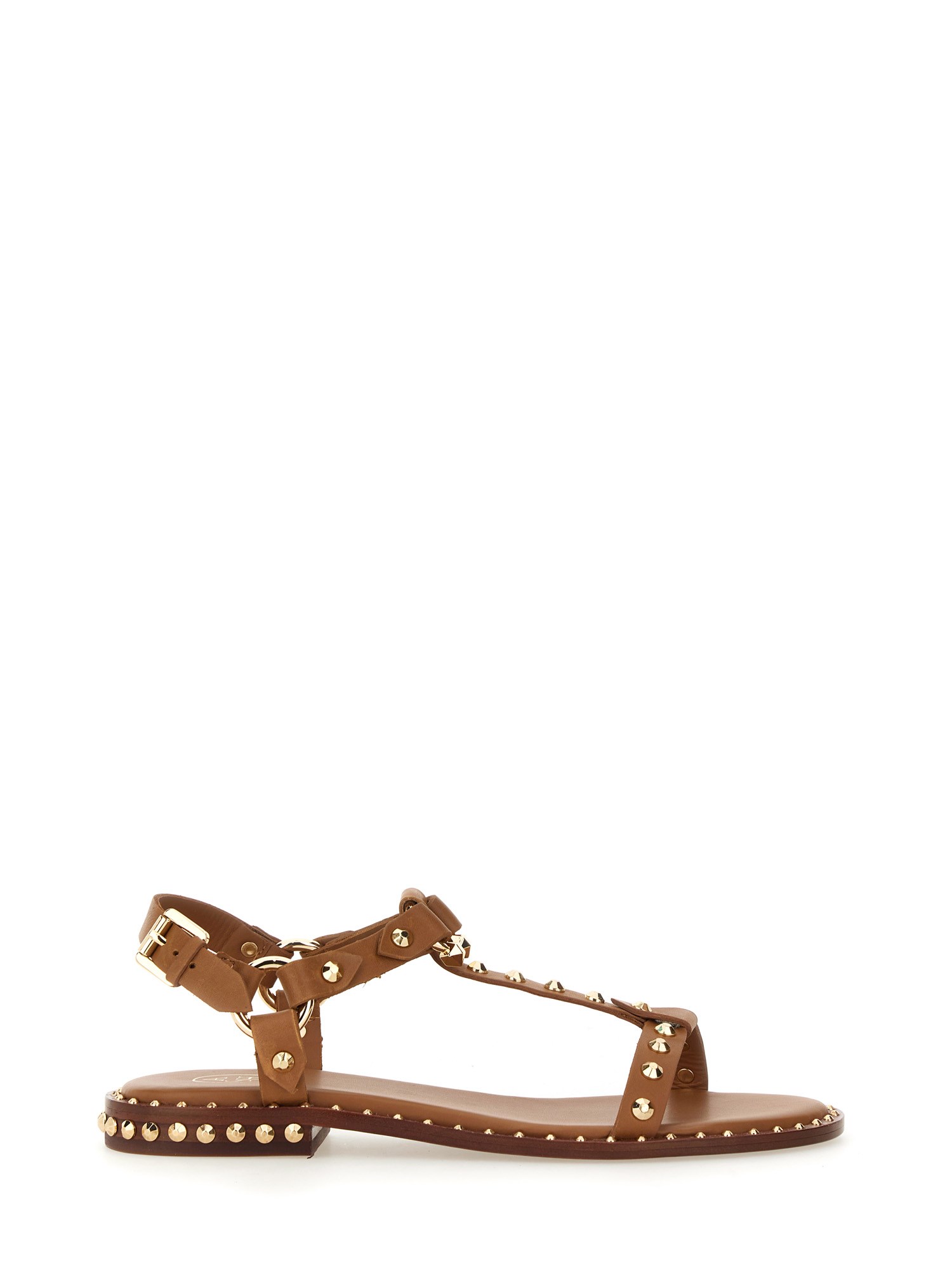 ASH    STUDDED LEATHER SANDAL