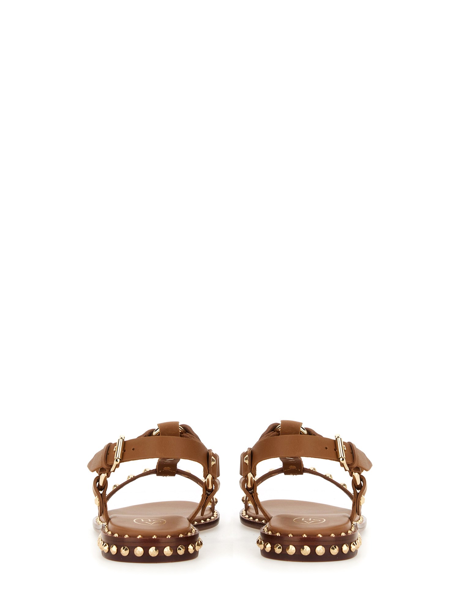 ASH    STUDDED LEATHER SANDAL