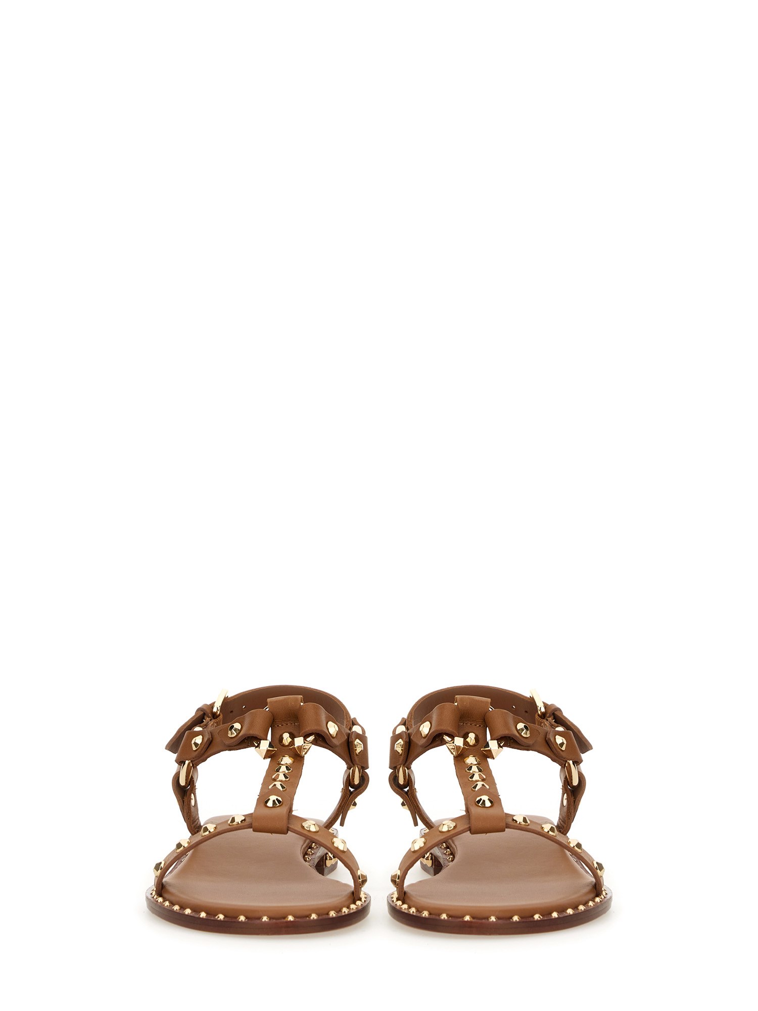 ASH    STUDDED LEATHER SANDAL