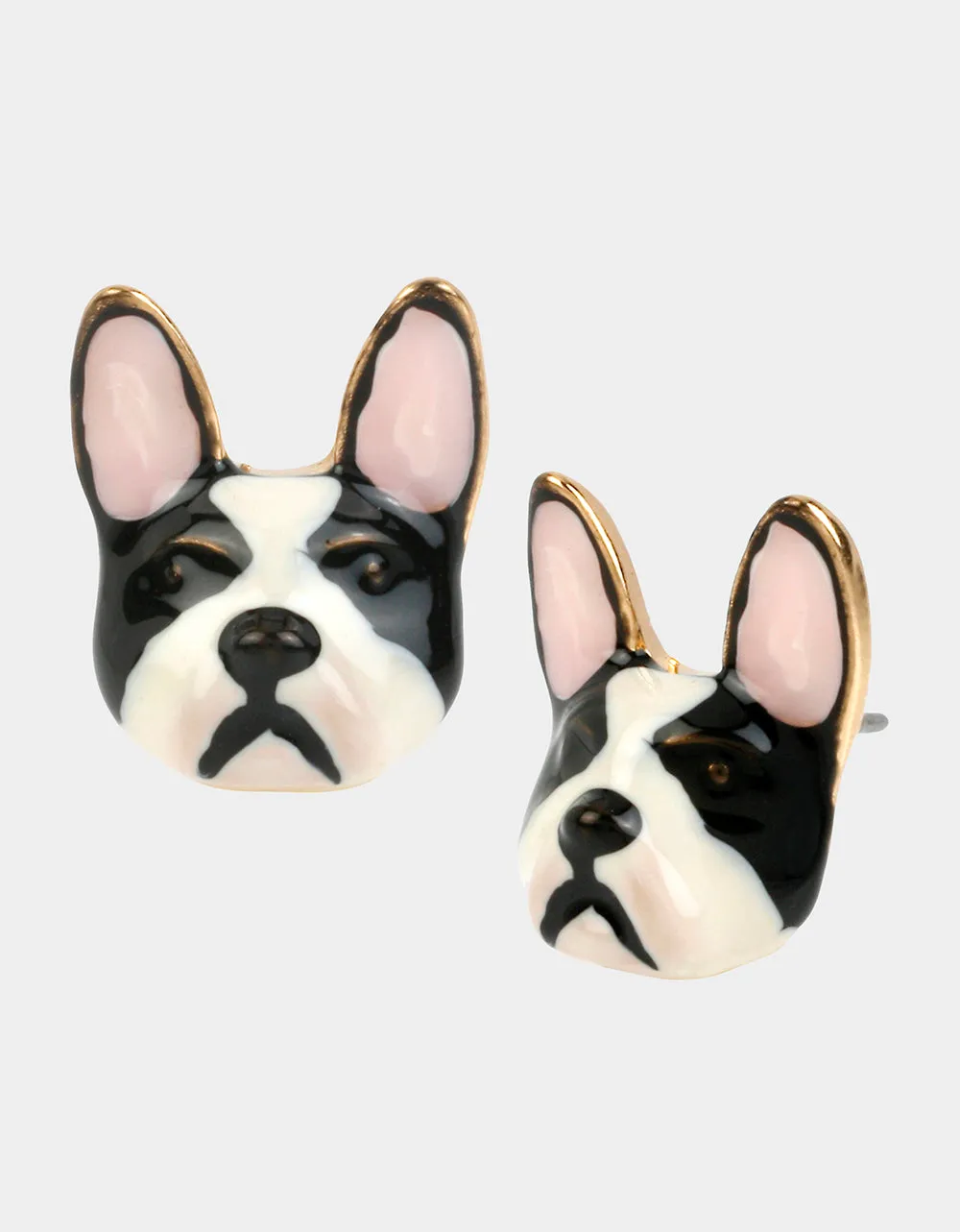 BETSEYS FRENCHIE STUDS BLACK/WHITE