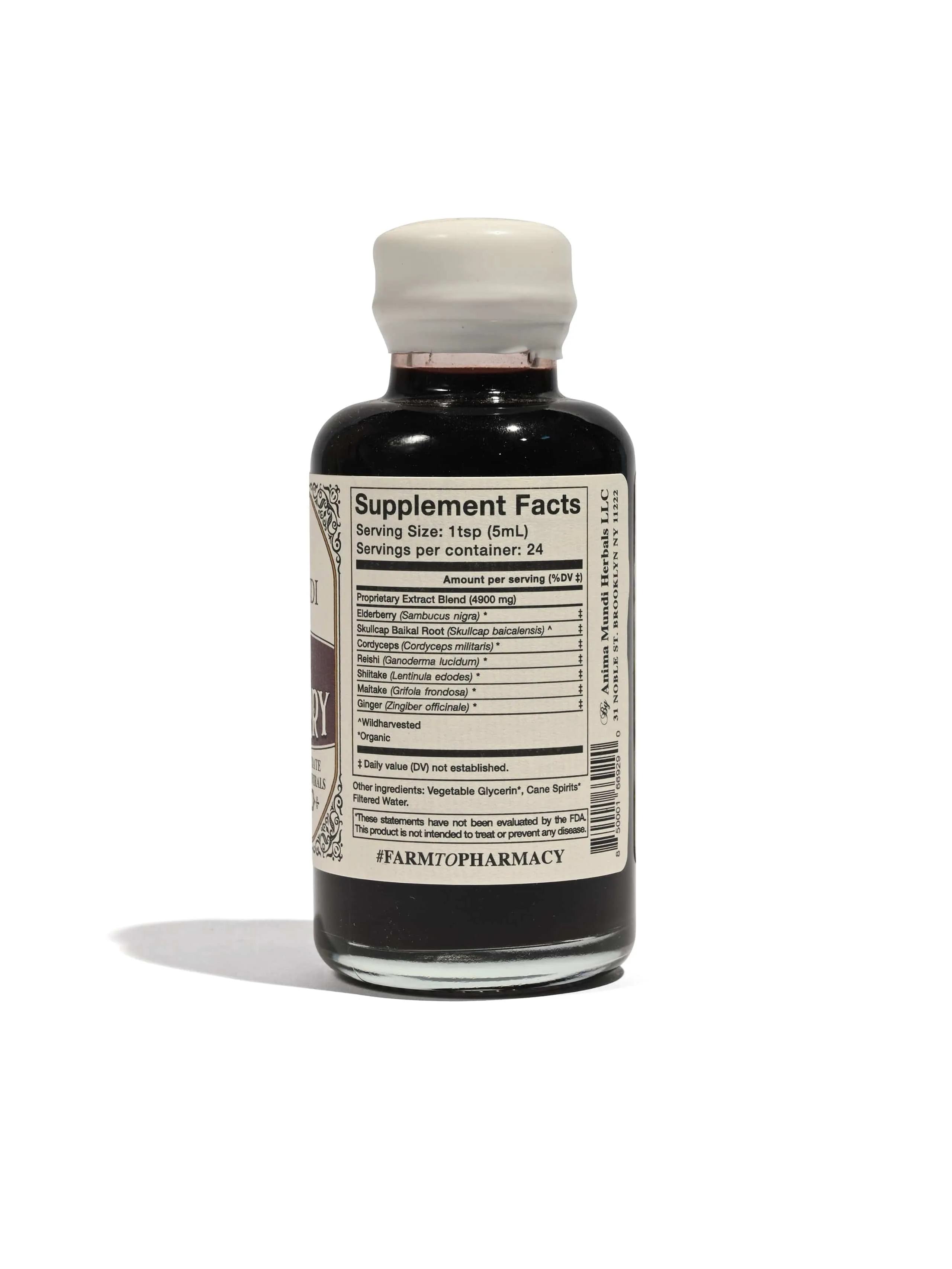 Black Elderberry Syrup - Organic Antivirals