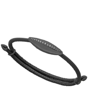 Black Leather Bracelet