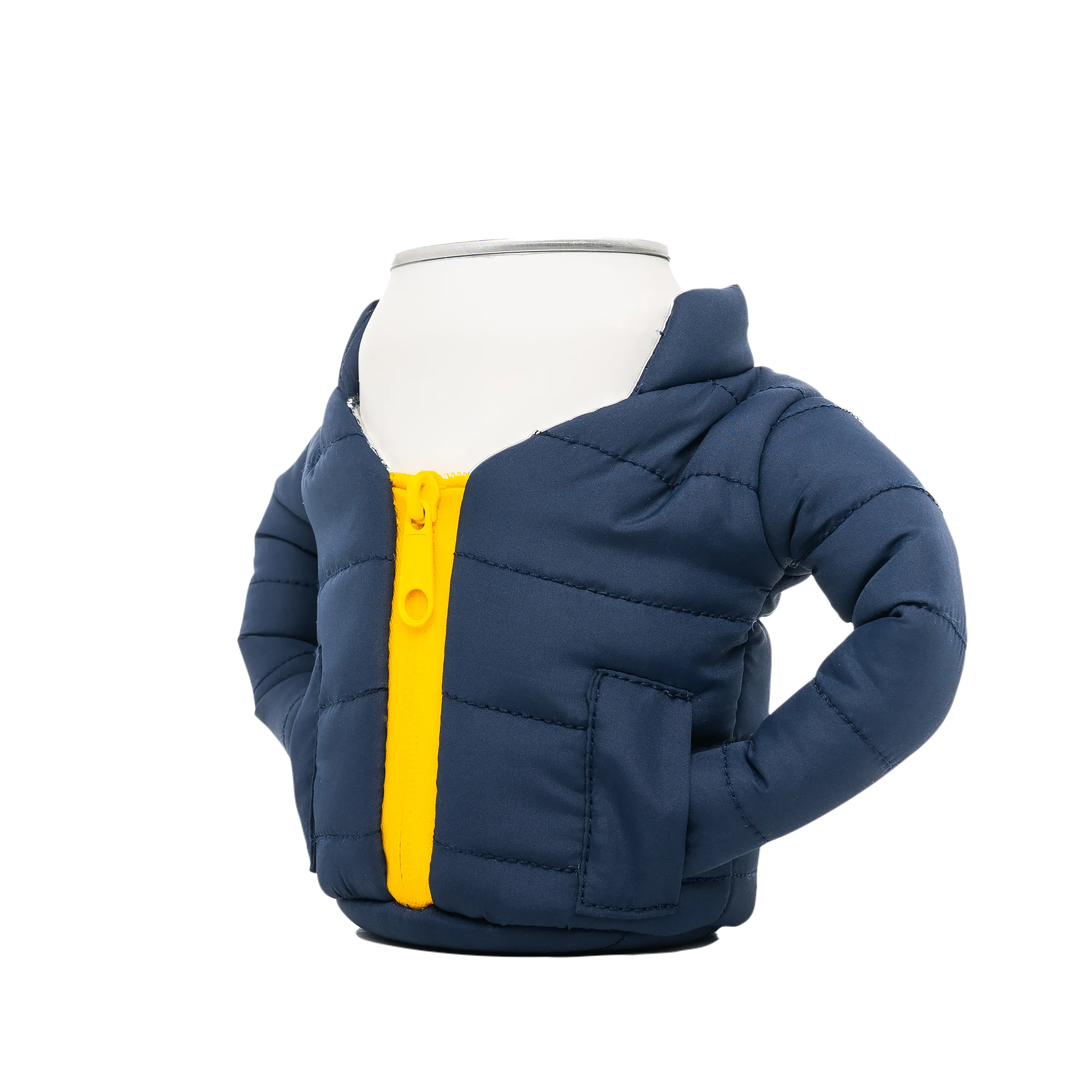 BLUE AND GOLD BEVERAGE JACKET