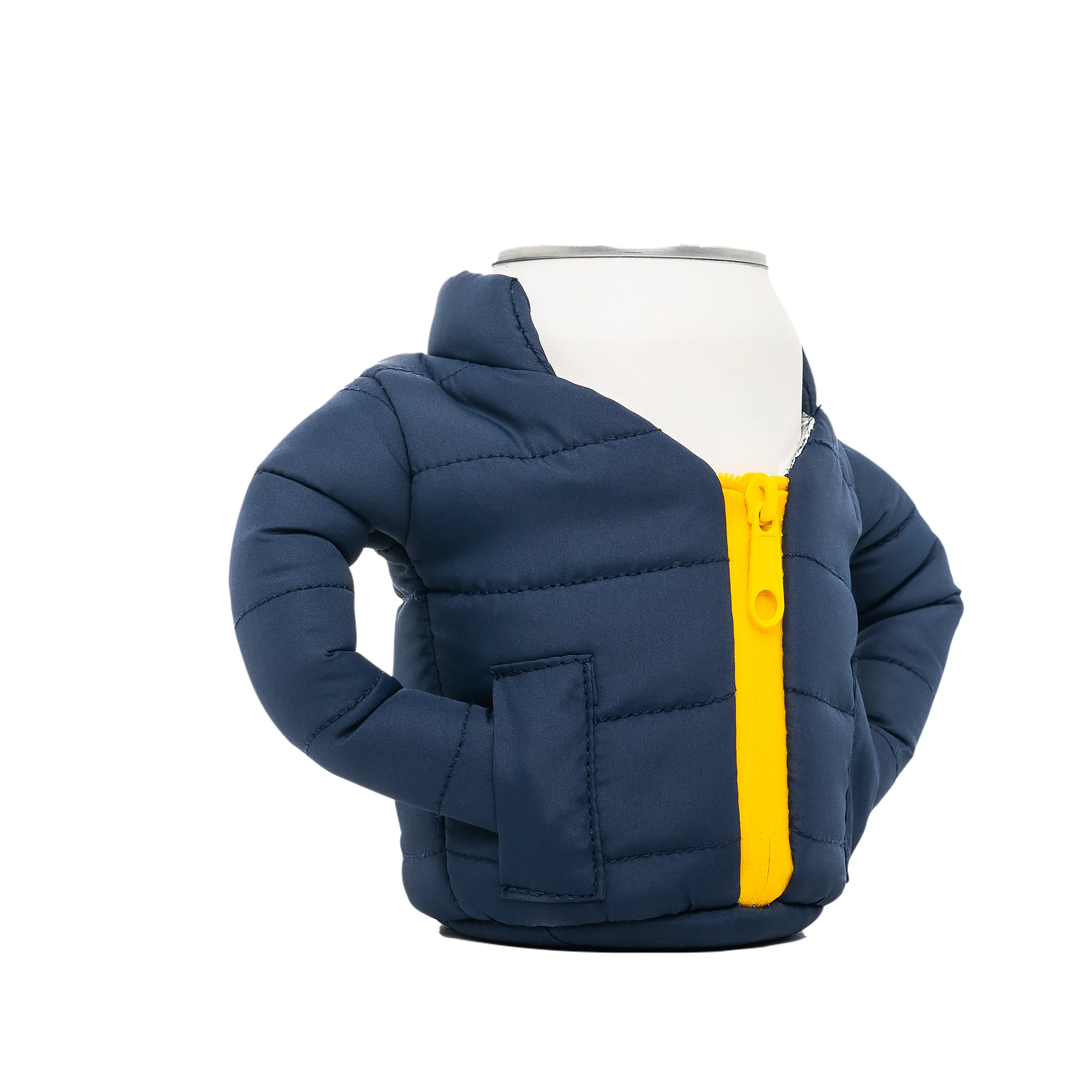 BLUE AND GOLD BEVERAGE JACKET