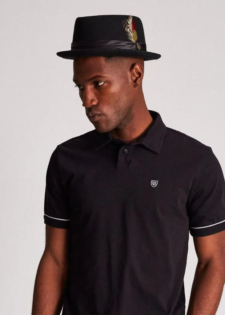 Brixton Stout Pork Pie Hat Black