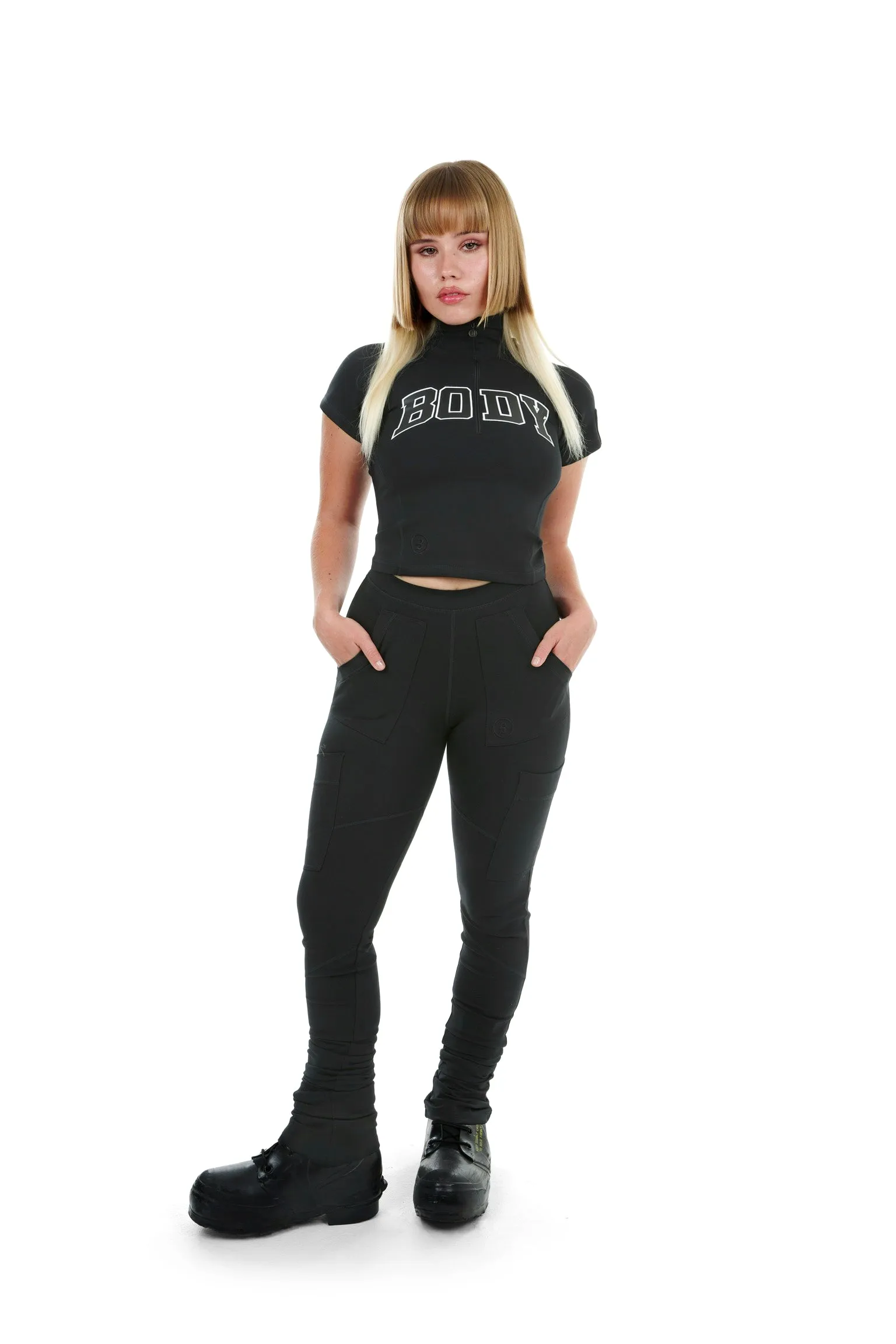 CAMP CARGO LEGGINGS (BLACK)