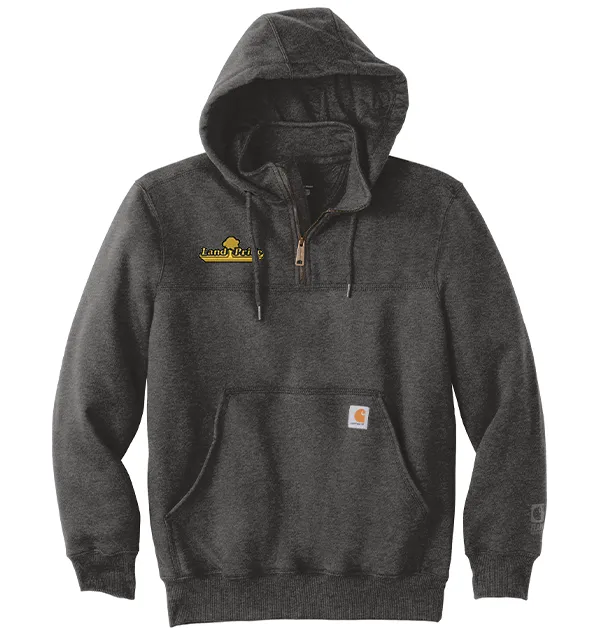 Carhartt  Rain Defender  Paxton Heavyweight Hooded Zip Mock Sweatshirt