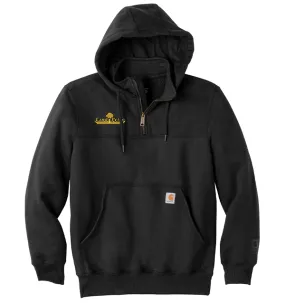 Carhartt  Rain Defender  Paxton Heavyweight Hooded Zip Mock Sweatshirt