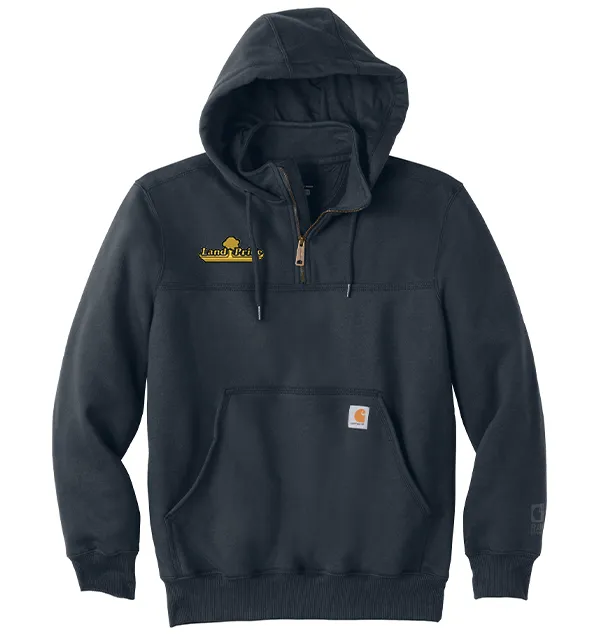 Carhartt  Rain Defender  Paxton Heavyweight Hooded Zip Mock Sweatshirt