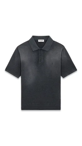 Cassandre Polo Shirt in Cotton Piqué - Gris