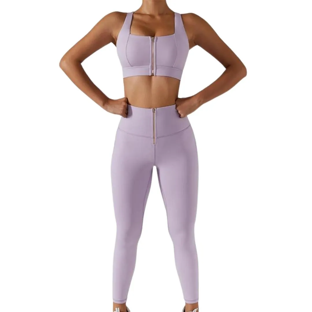 Cassie Zip Up Workout Set