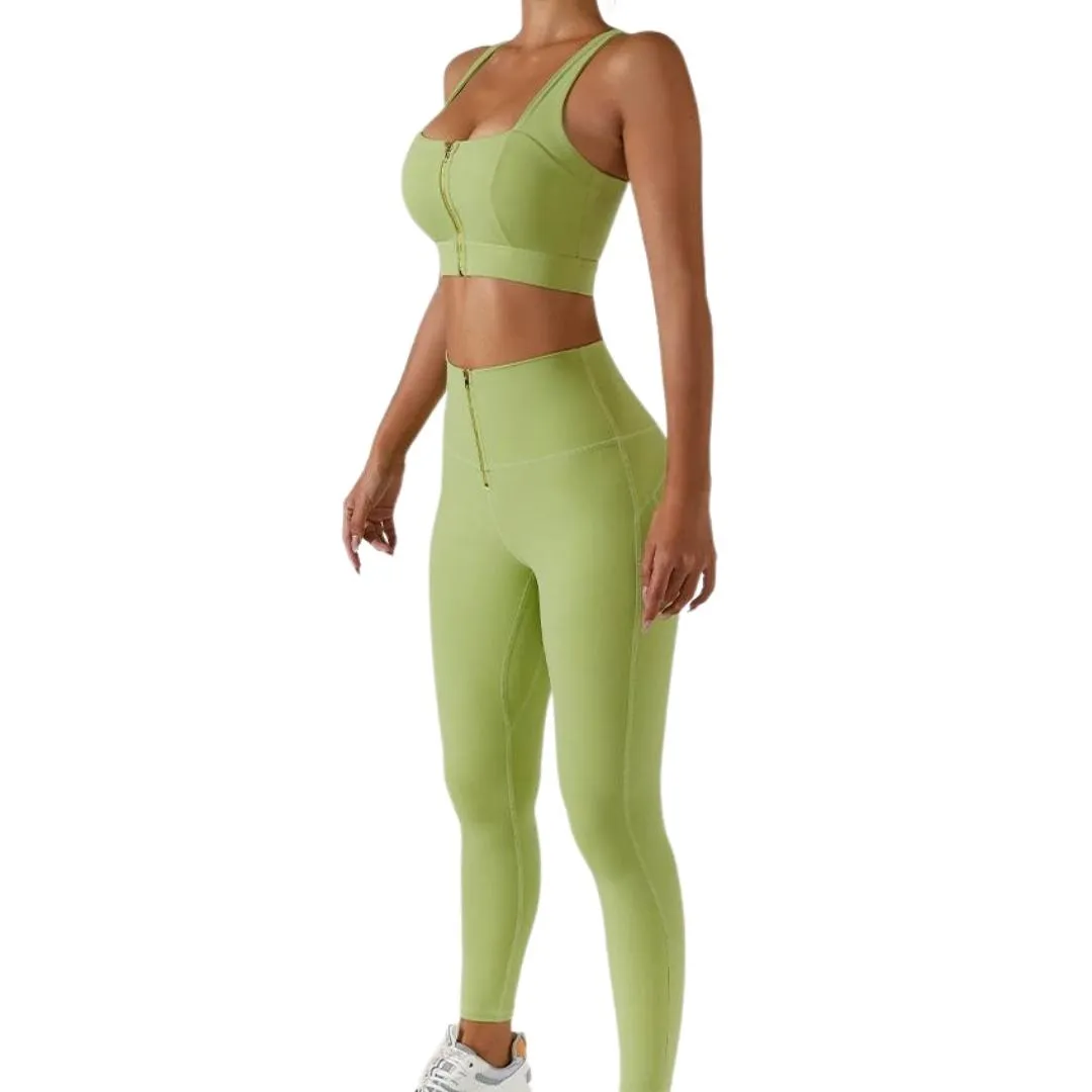 Cassie Zip Up Workout Set