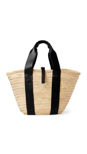 Chloé Sense Medium Basket - Black