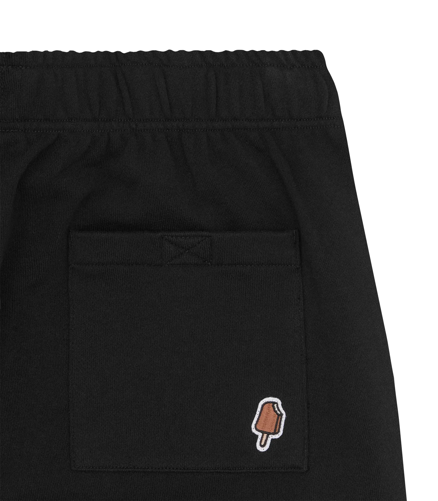 CHROME SCRIPT SWEATPANTS - BLACK