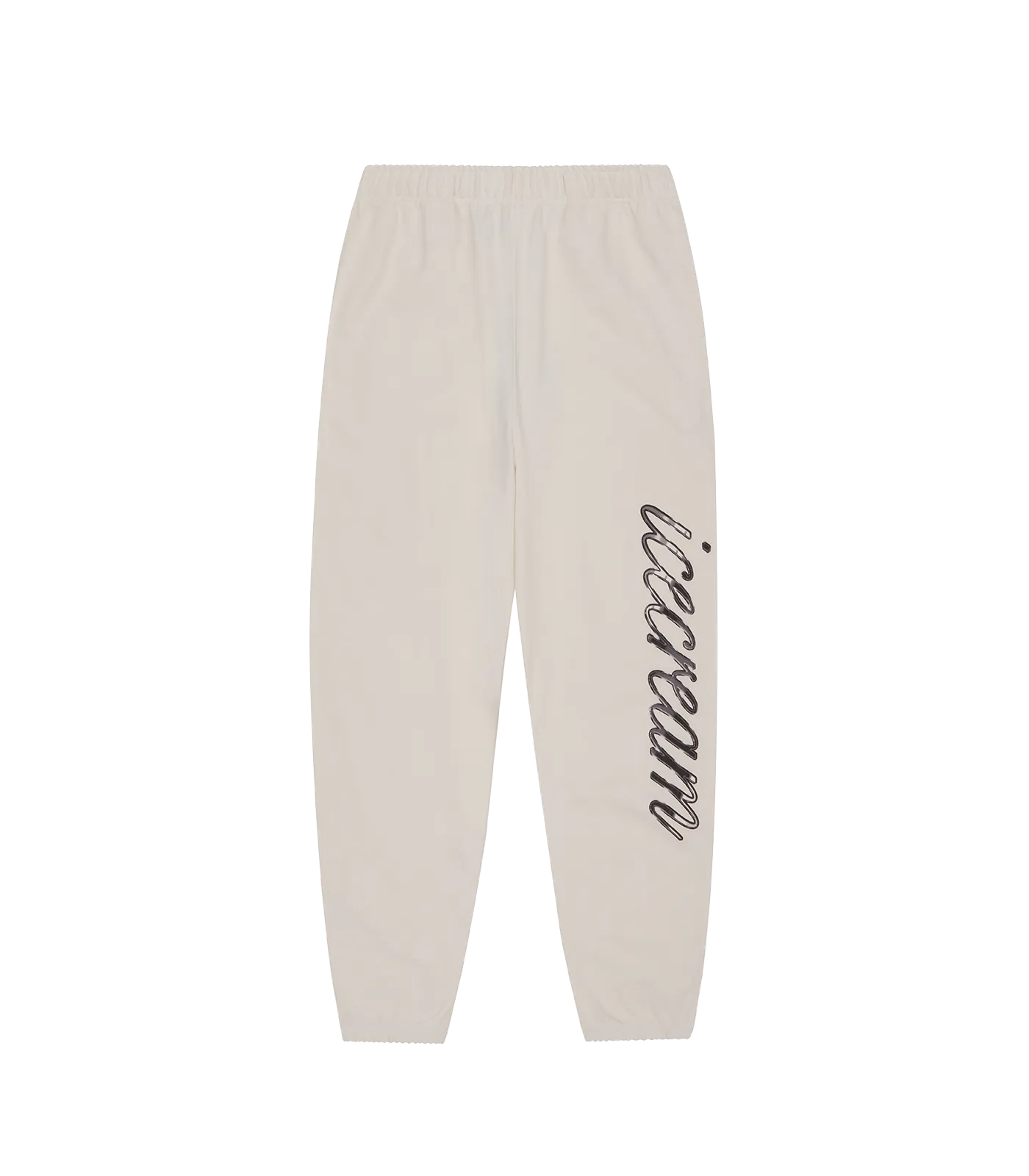 CHROME SCRIPT SWEATPANTS - OFF WHITE