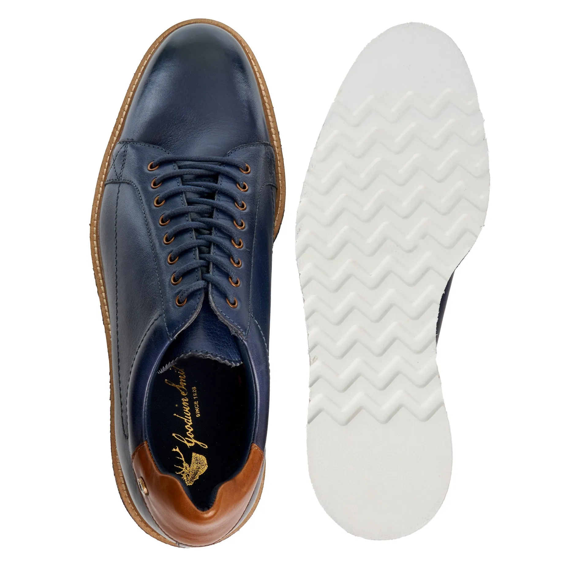 DANTE 2.0 NAVY WEDGE DERBY