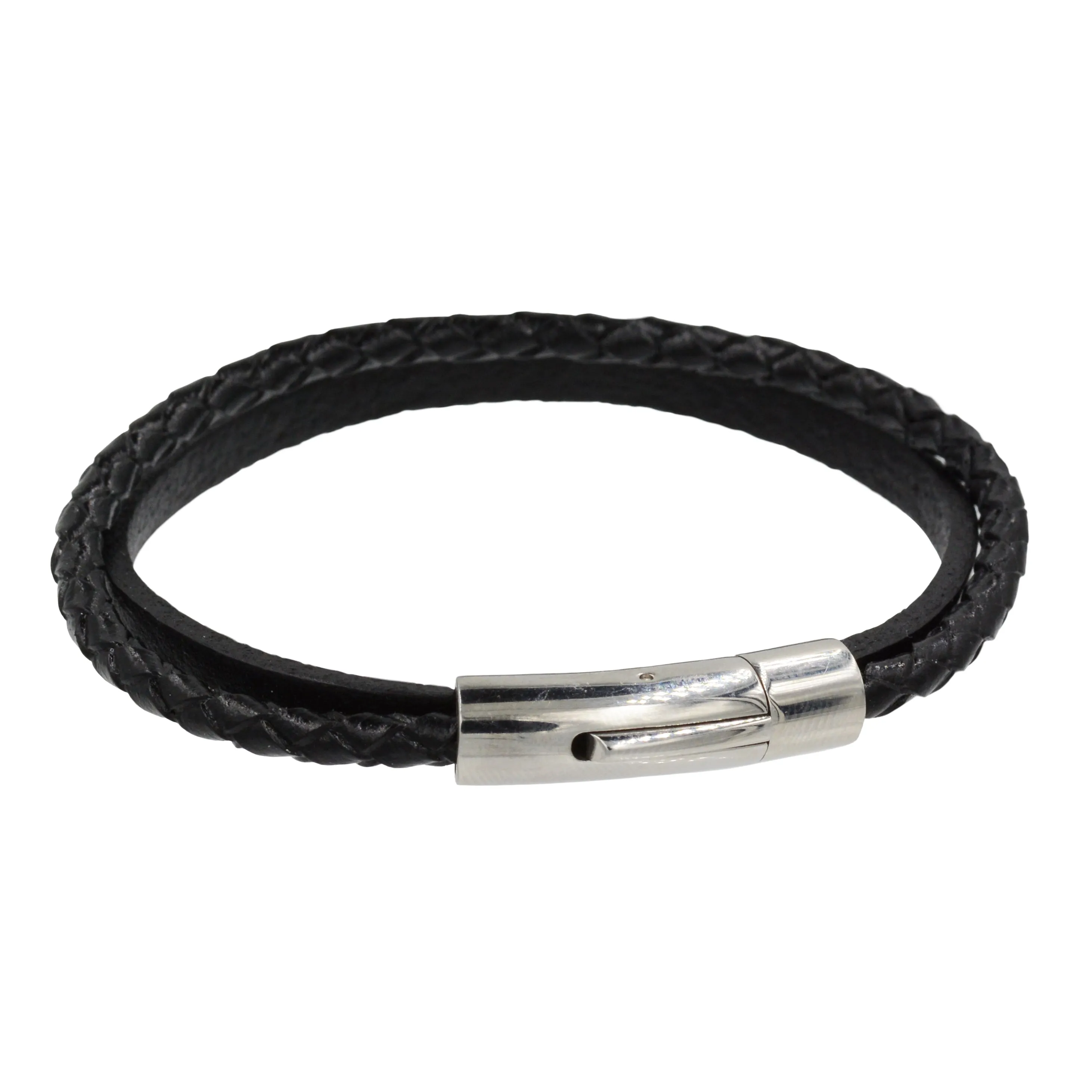 Double Mixed Leather Bracelet