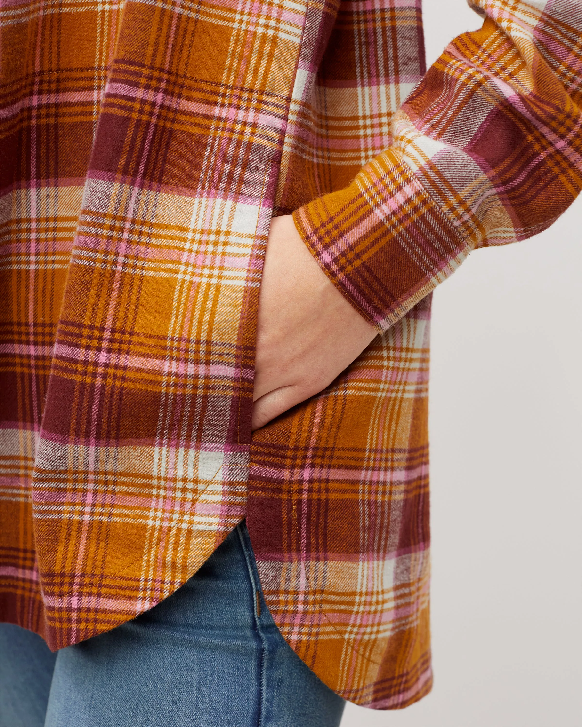 EcoHemp Flannel Button-Down