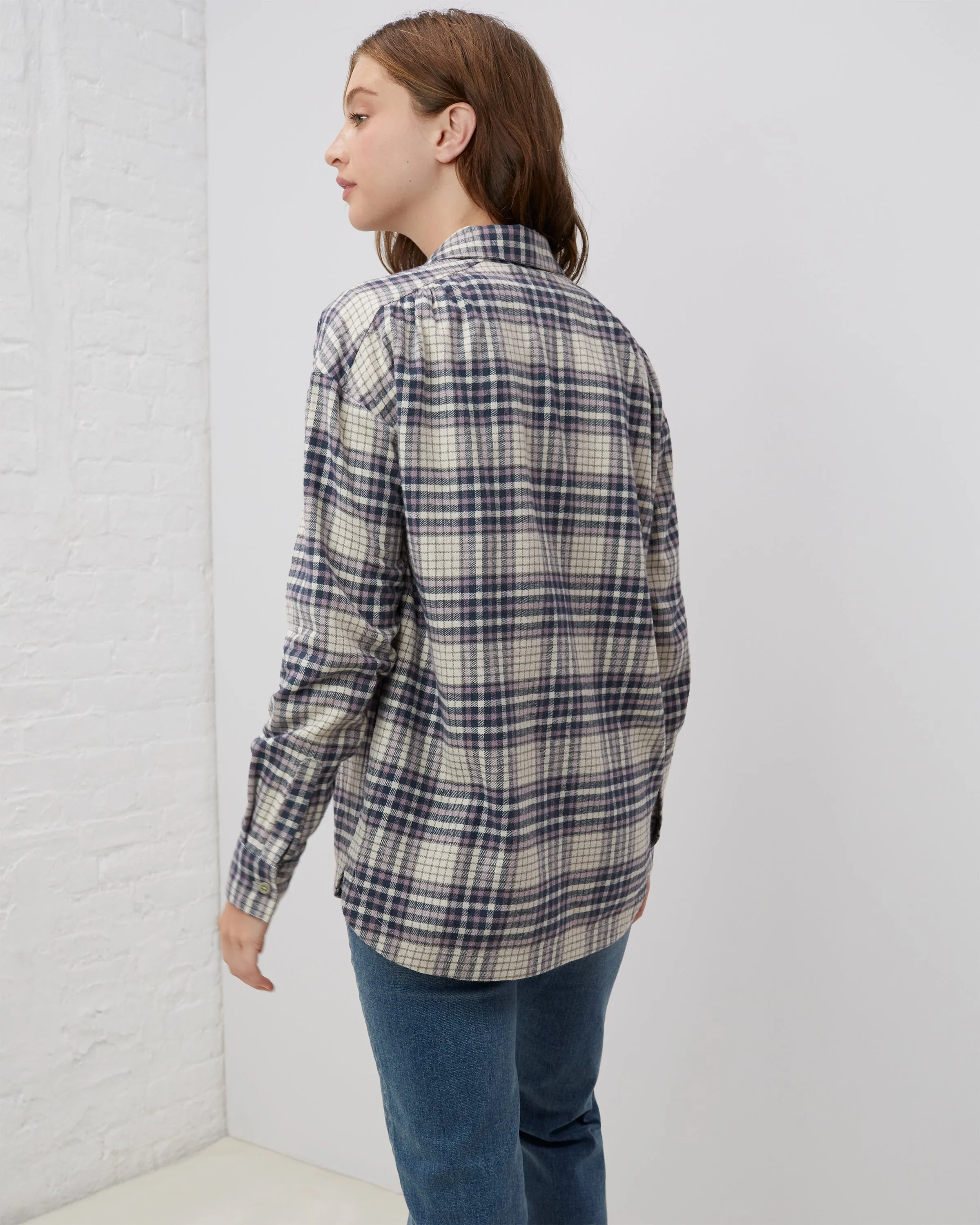 EcoHemp Flannel Button-Down