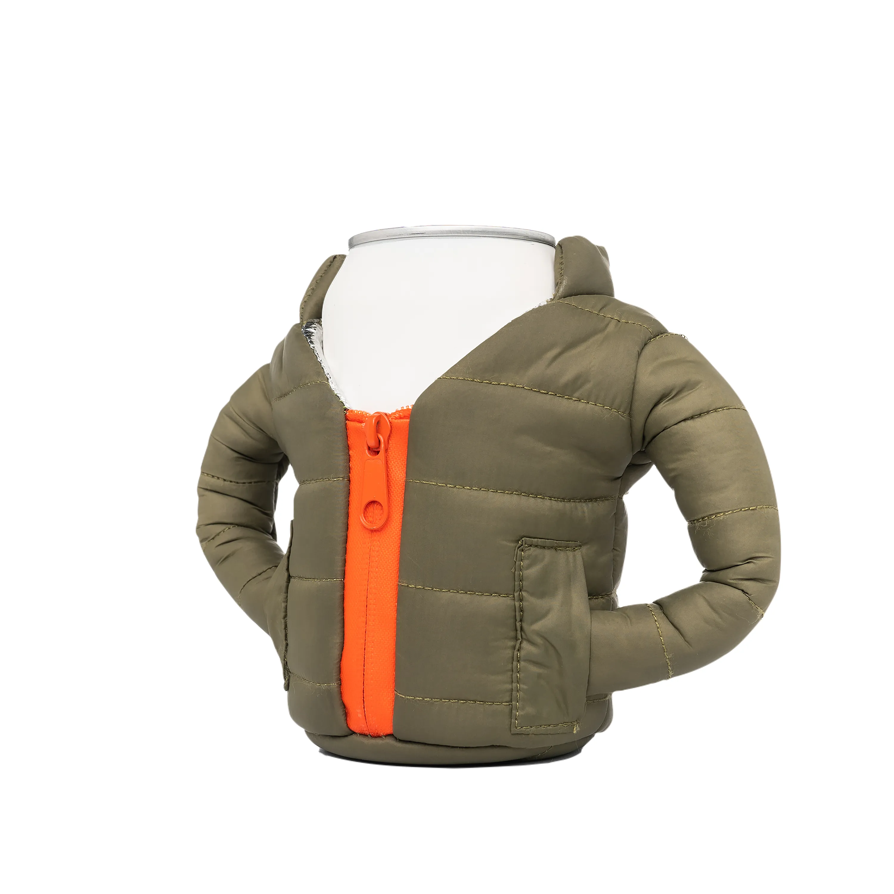 GREEN & ORANGE BEVERAGE JACKET