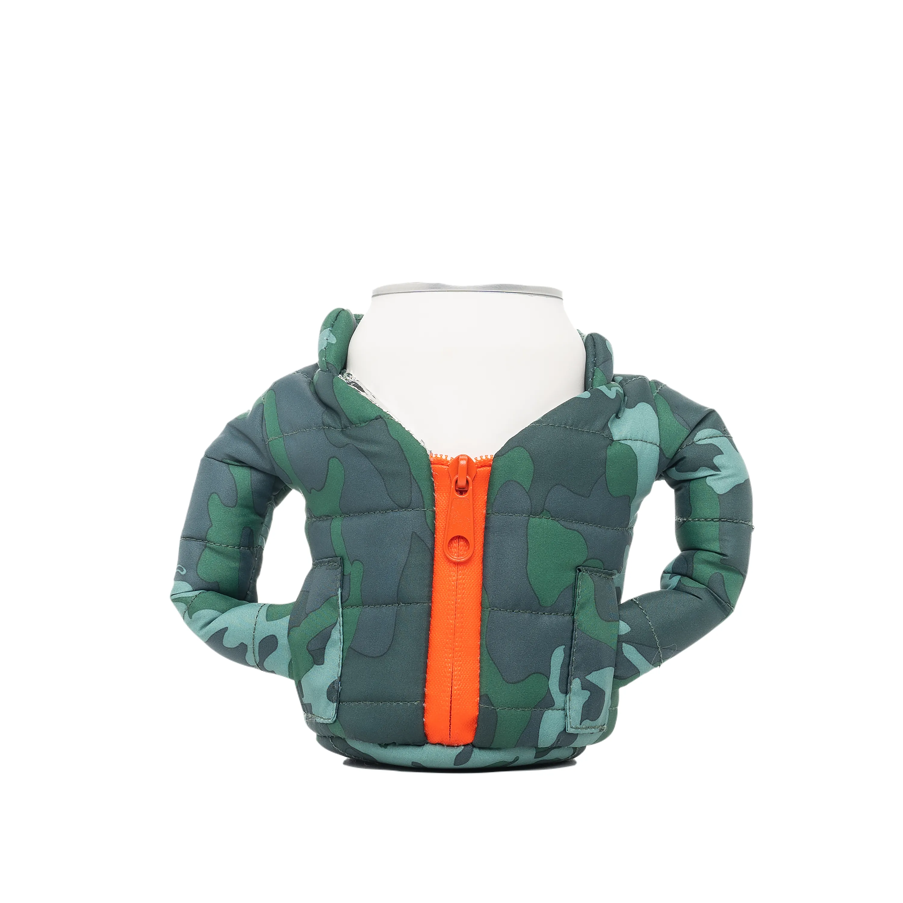 GREEN CAMO BEVERAGE JACKET