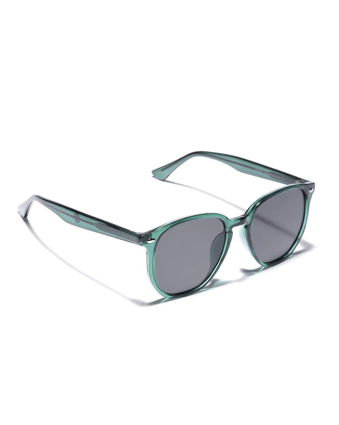 Green Toned with Polycarbonate UV Protected Lens Oval Sunglass for Unisex