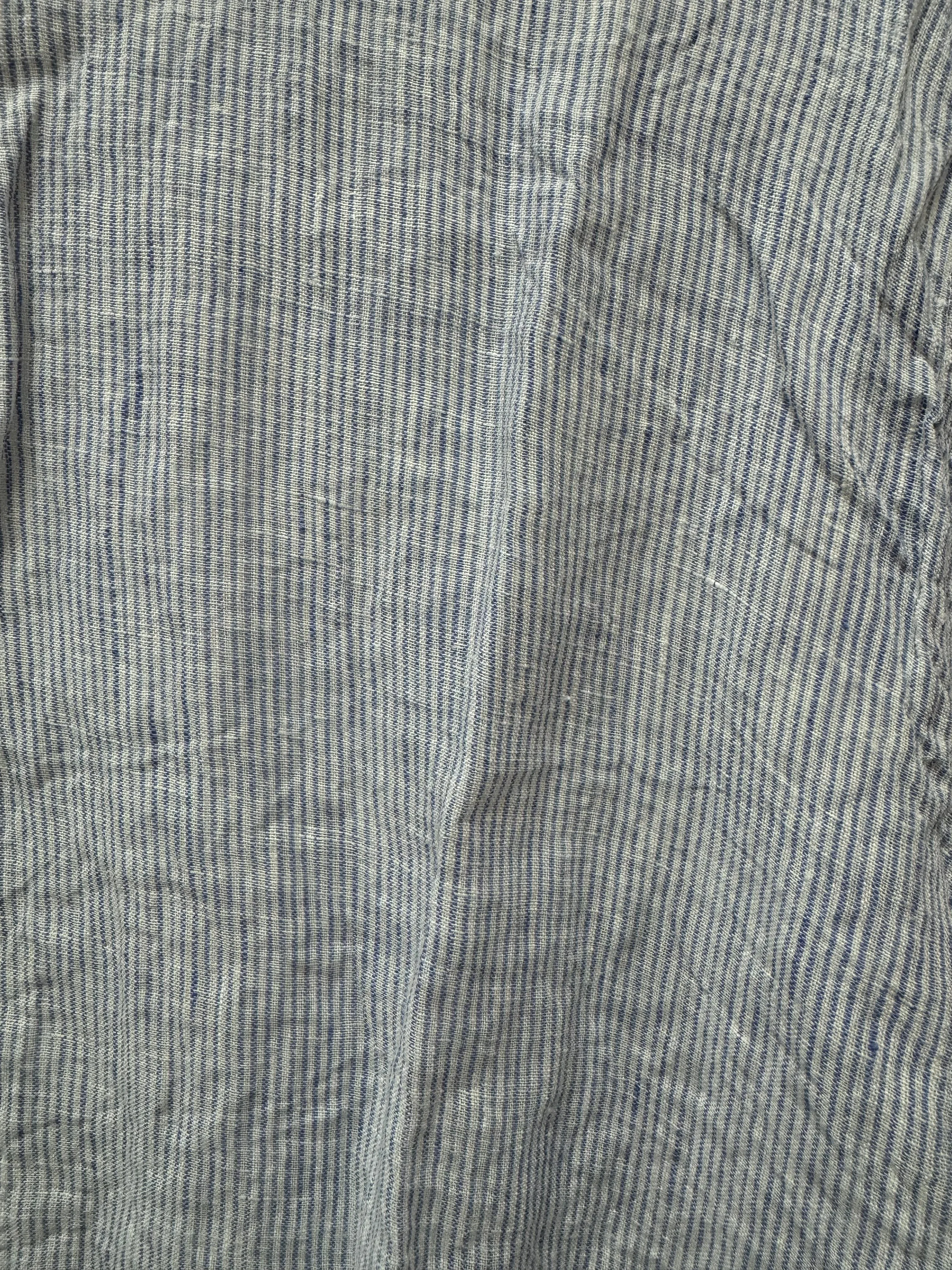 Henri Jacket - Linen - Blue & White stripes