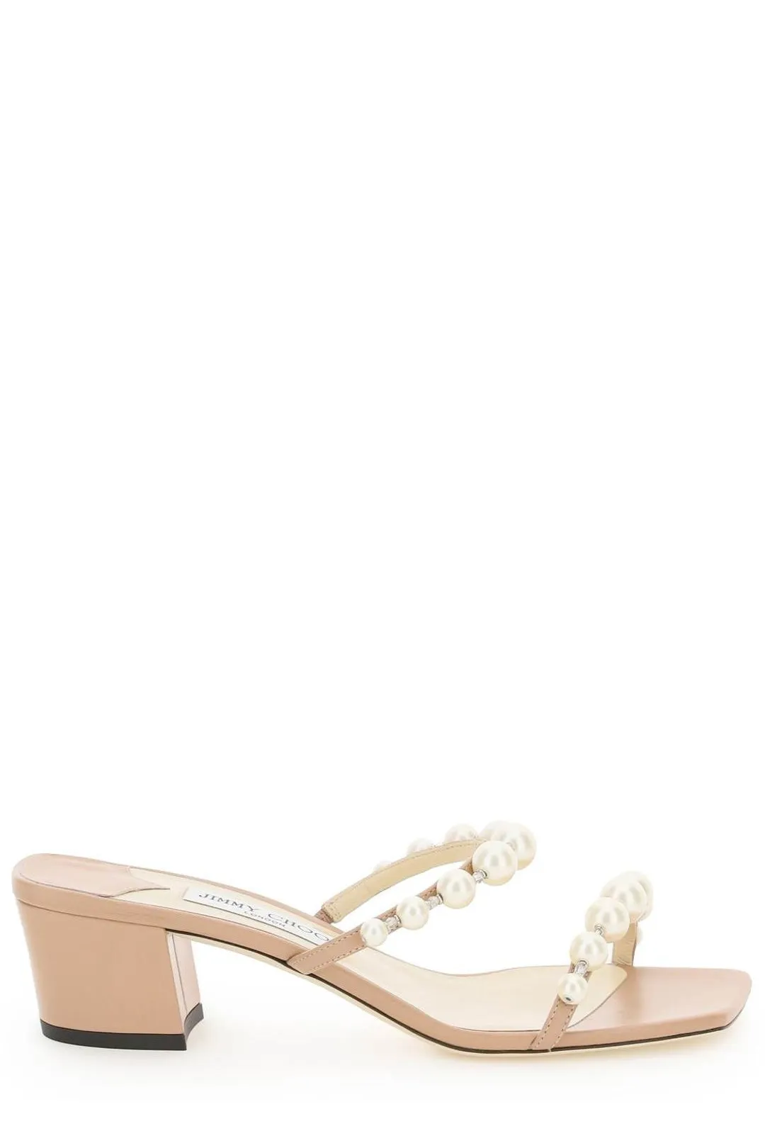 Jimmy Choo Amara 45 Embellished Open Toe Mules