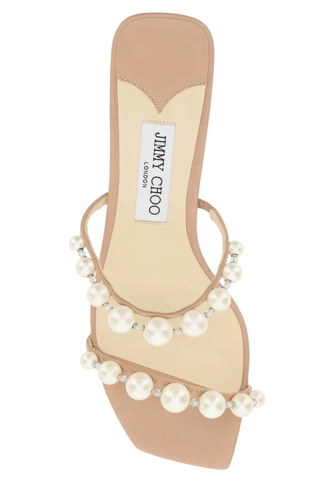 Jimmy Choo Amara 45 Embellished Open Toe Mules