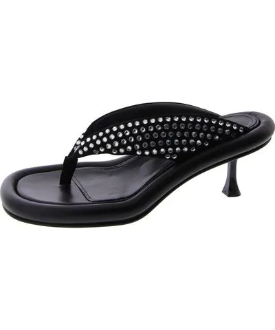 JW Anderson Fala Bumper Womens Leather Rhinestones Heels