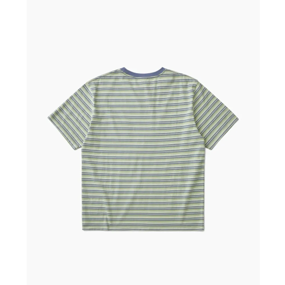 Khakis  |Stripes Unisex Street Style U-Neck Cotton Short Sleeves Logo