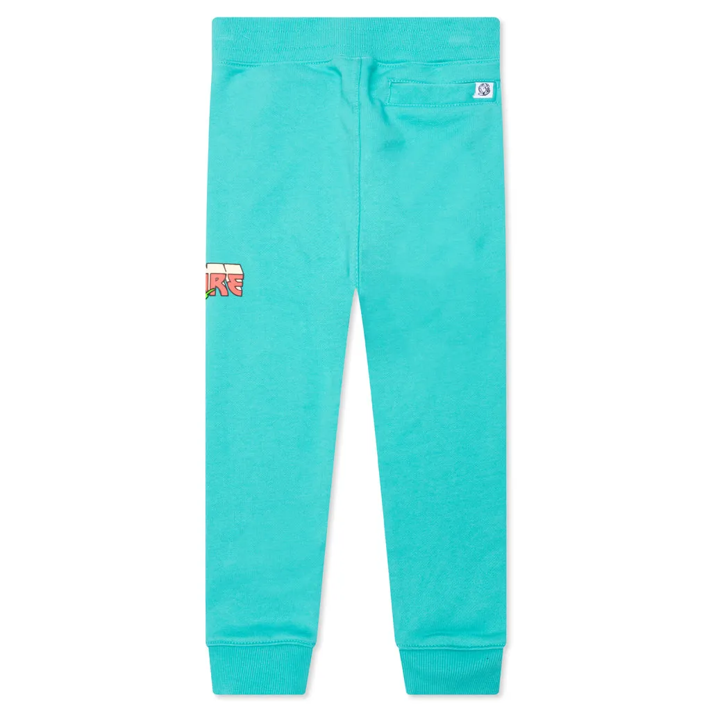 Kids BB Circuit Sweatpants - Bright Aqua