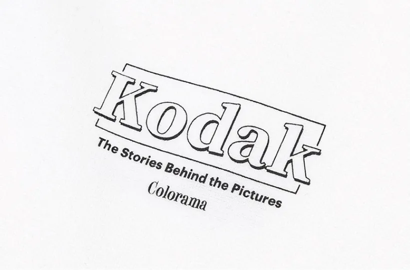 KODAK  |Unisex Street Style U-Neck Plain Cotton Short Sleeves Logo