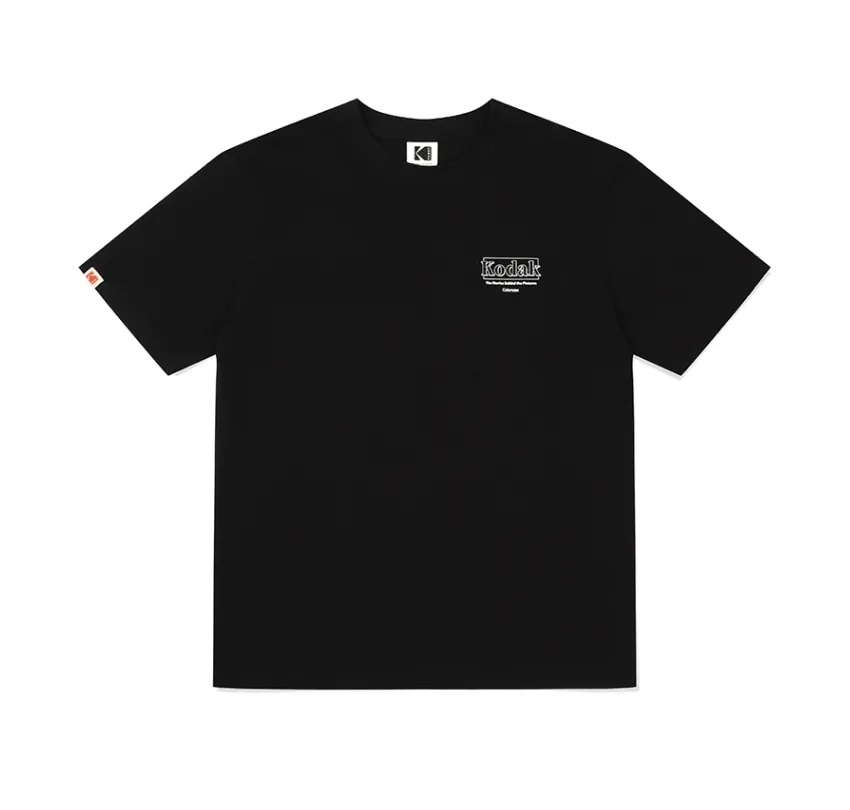 KODAK  |Unisex Street Style U-Neck Plain Cotton Short Sleeves Logo