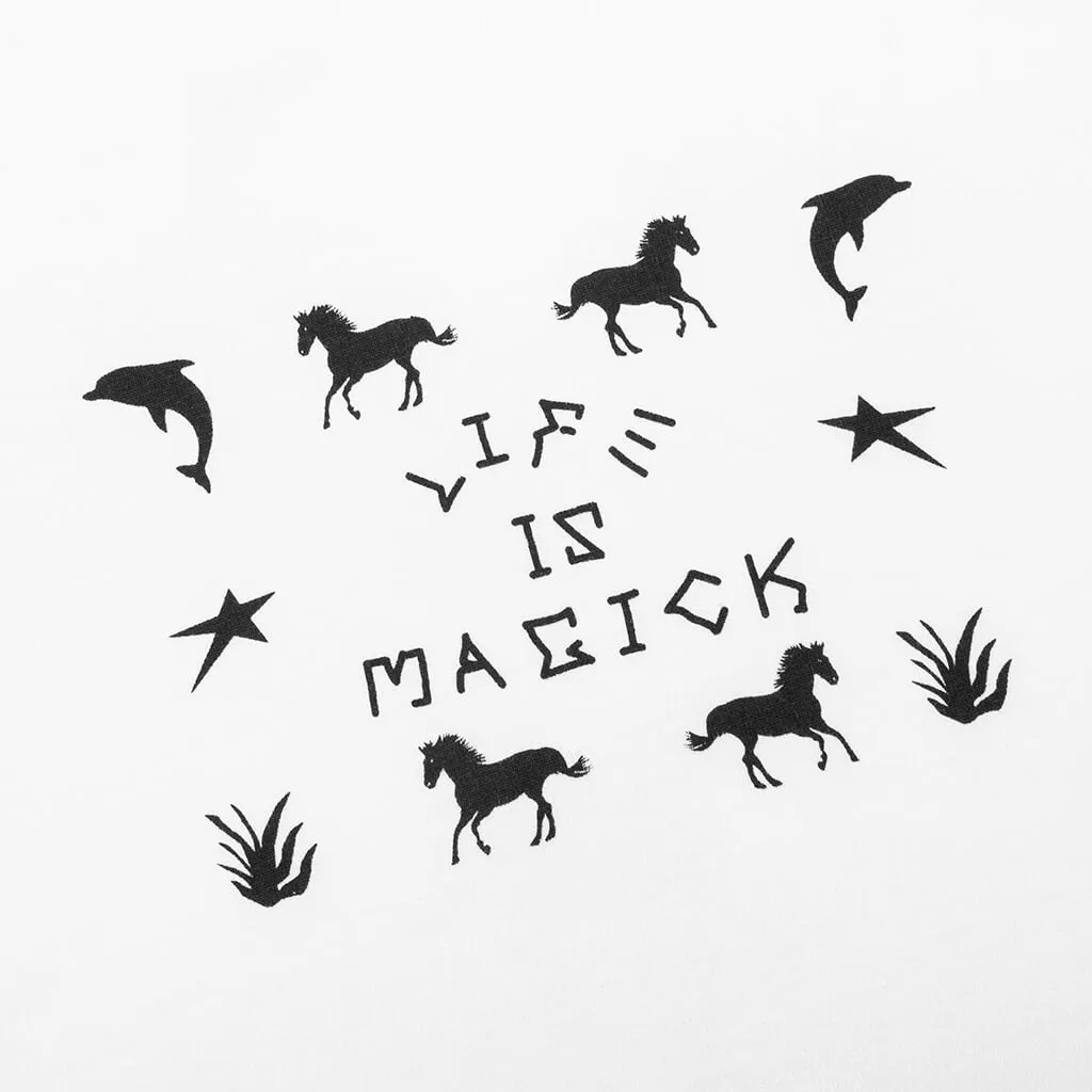 Life Is Magick Tee - White