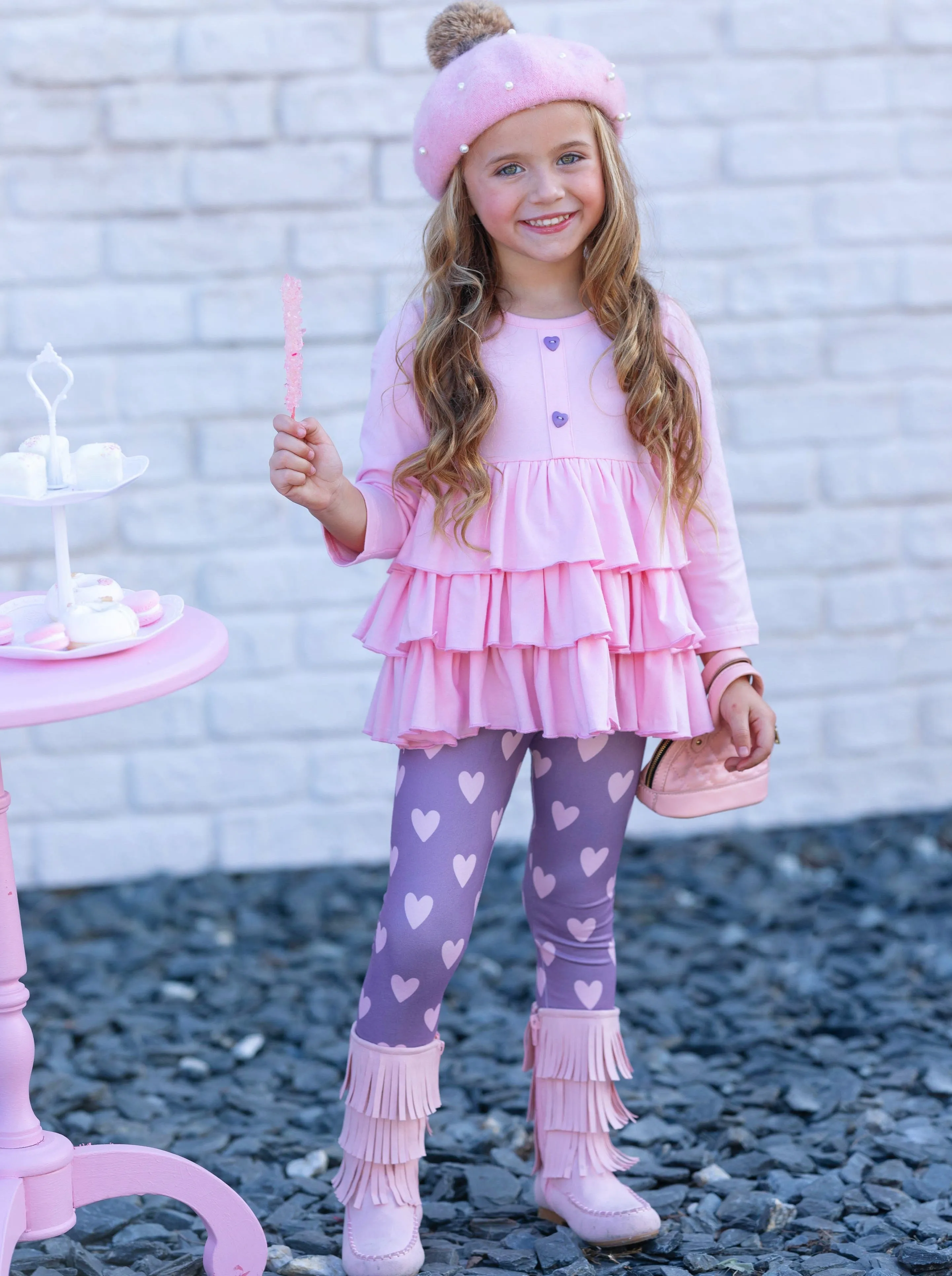 Little Miss Valentine Legging Set