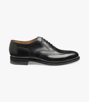 Loake Black Leather Day Brogue