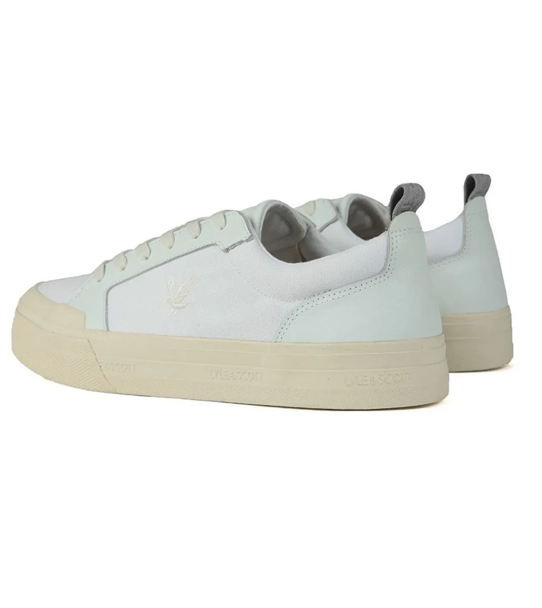 Lyle & Scott Dawson Twill Low Canvas Shoes White