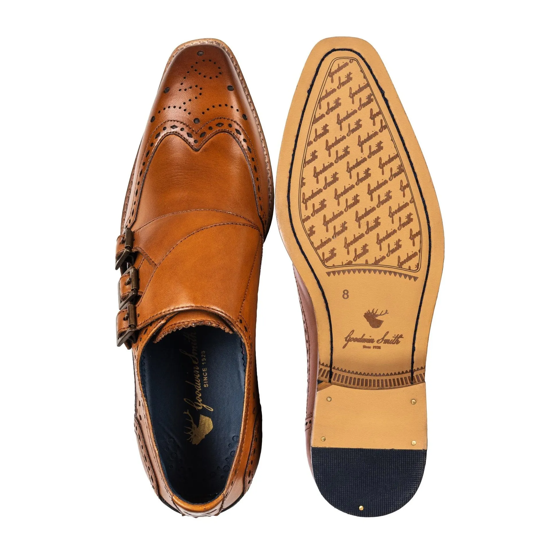 MAGNUS TAN MONK STRAP