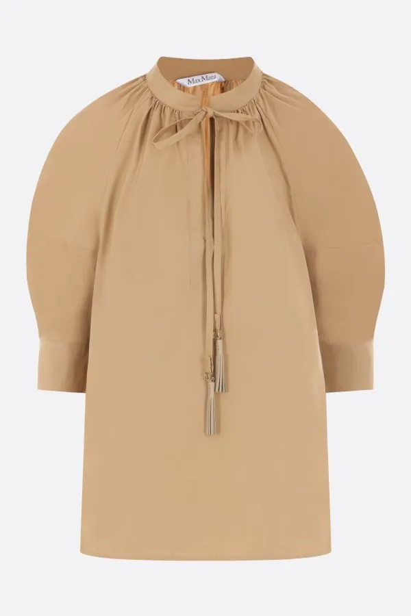 MaxMara  |Cotton shirt with balloon sleeves