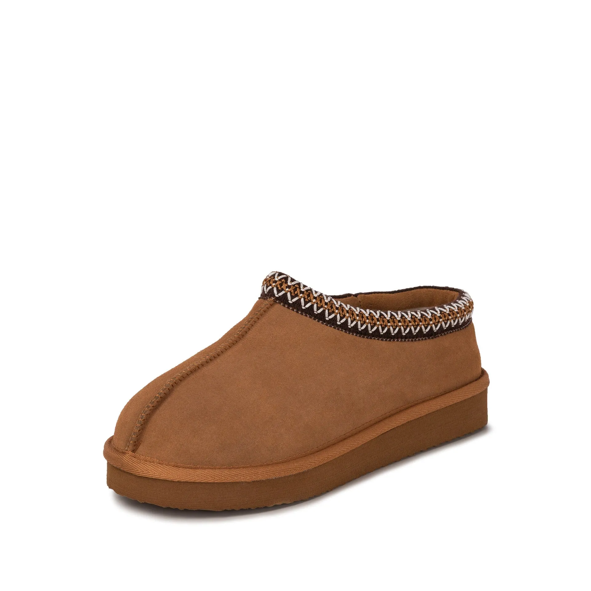 MENS ETHAN TAN SHEEPSKIN SCOOP MULE