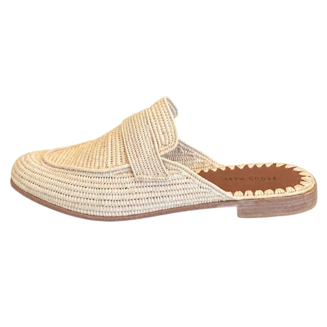 Men's Raffia Mule (Natural)